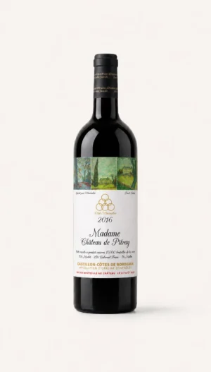 Вино Madame 2016, Château de Pitray, 6 бутылок 0,75л — именное вино iWinemaker