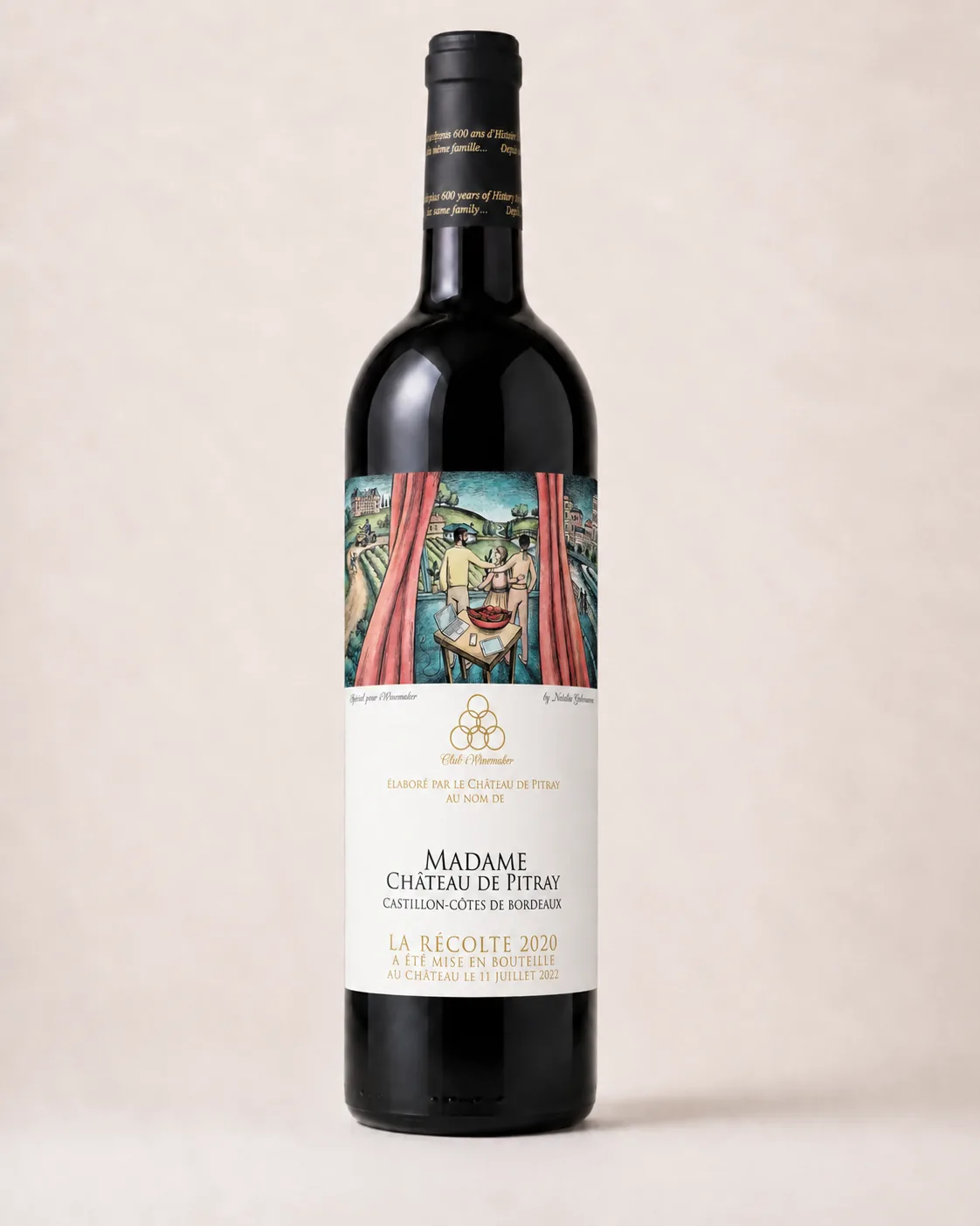 Именное вино iWinemaker из Бордо с персональной этикеткой для премиального подарка