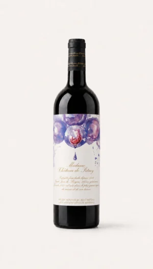 Temps du Vin iWinemaker: бутылка Madame Château de Pitray для винного подарка с дегустацией